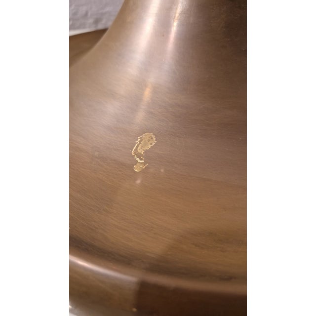 Vintage Wall Lamp in Burnished Brass and Opaline Glass by Achille & Pier Giacomo Castiglioni for Flos, 1960s, in Good...