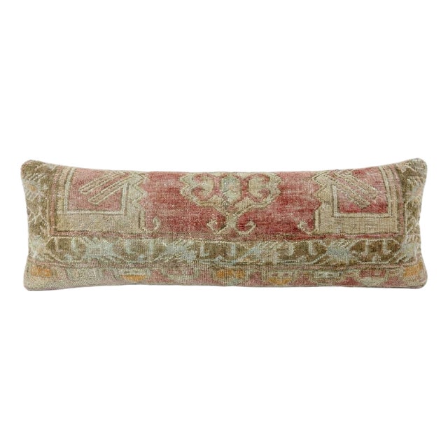 Anatolian Bedding Kilim Pillow Cover 14'' X 46'' For Sale