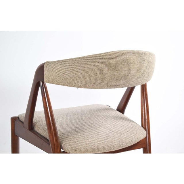 Teak Dining Chairs attributed to Kai Kristiansen for Schou Andersen, 1960s, Set of 4 For Sale - Image 6 of 8