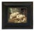 Sheep and Chickens Framed Oil Painting Reproduction Print on Canvas For Sale