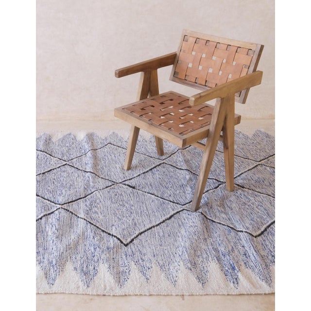 Textile 2020's Moroccan Kilim Zanafi Rug - 9.1 X 4.9 Ft For Sale - Image 7 of 9