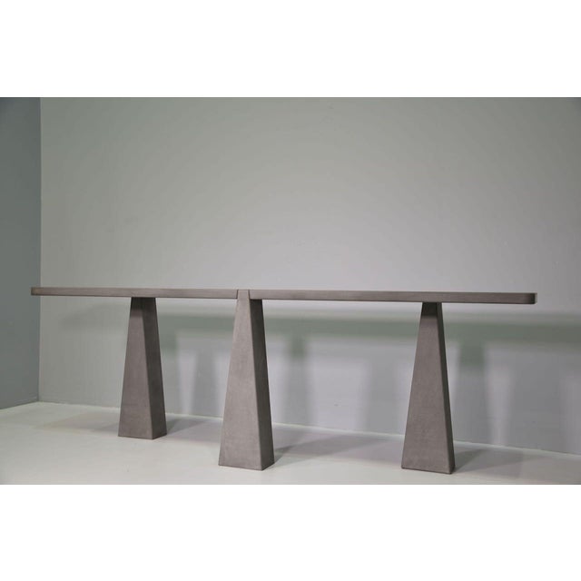 1970s Inca Console Table by Angelo Mangiarotti for Skipper, 1978 For Sale - Image 5 of 10
