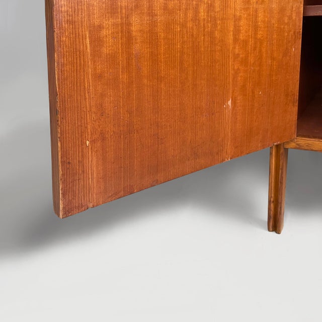 Mid-Century Modern Italian Worktable in Wood and Blue Formica, 1950s For Sale - Image 10 of 18