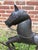 Vintage Handcrafted Hammered Metal Rocking Horse Sculpture For Sale - Image 12 of 18