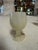 A beautiful set of six goblets crafted from natural marble, each showcasing unique veining and soft variations in tone....