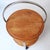 Mid-Century Modern Vintage Folding Rolling Serving Cart in Wood, 1970s For Sale - Image 3 of 13