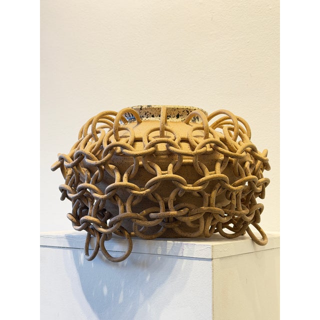 Studio Ceramic Rings Vessels For Sale - Image 4 of 8