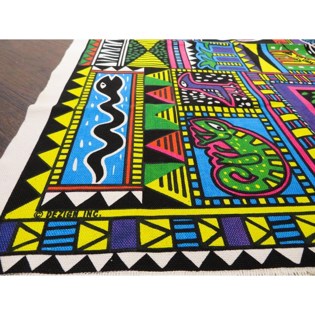 Late 20th Century Vintage African Art Tapestry or Rug by Dezign Inc