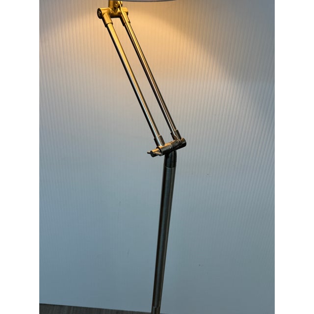 Early 21st Century Swing Arm Cantilevered Floor Lamp For Sale - Image 5 of 12
