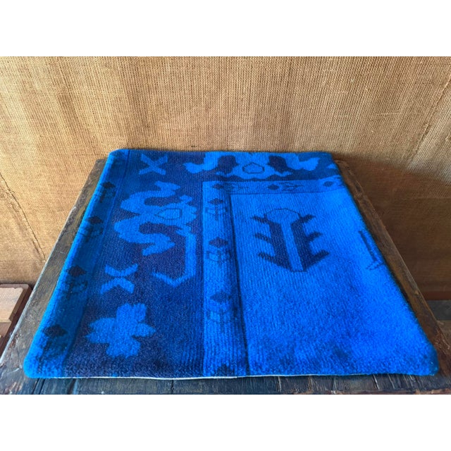 Vintage Turkish Wool Emblem Pillow For Sale - Image 9 of 12
