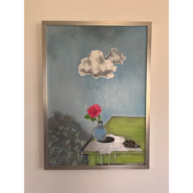 "Fractal Cloud " Original Oil painting by Natalie Mitchell/Sette Design The intention of this original painting is to...