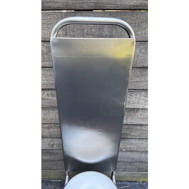 Metal 1970s Industrial Age High Back Swivel Medical Chair For Sale - Image 7 of 13