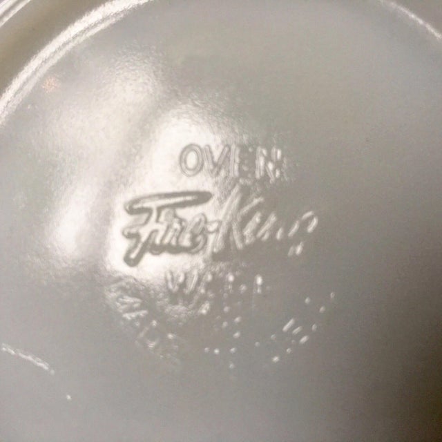 Vintage Fire King Pressed Milk Glass Planter Vase Chairish