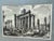 Item: Original Architectural Print Etching Style: Italian, Mediterranean, Neoclassical Artist: Giovanni (Cavalier)...