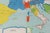 Wood Vintage School Wall Map of Europe 1815-1871, Belgium, 1950s For Sale - Image 7 of 11
