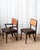 1950s John Stuart Mid-Century Modern Cane and Wood Dining Chairs - Set of 4 For Sale - Image 12 of 13
