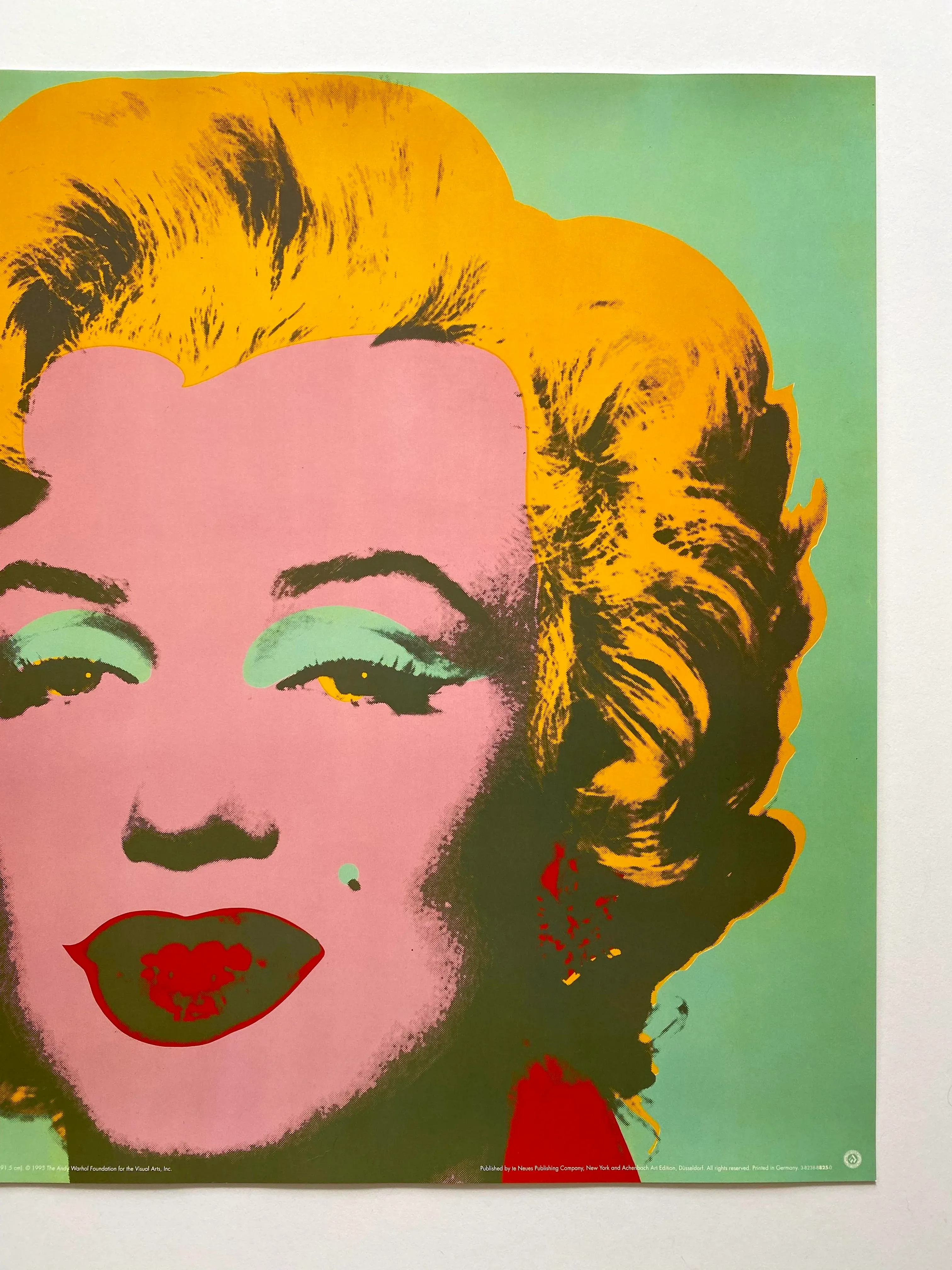 Andy Warhol【Marilyn Monroe】vintage poste Andy Warhol Foundation Vintage 1993 Lithograph Print Pop Art