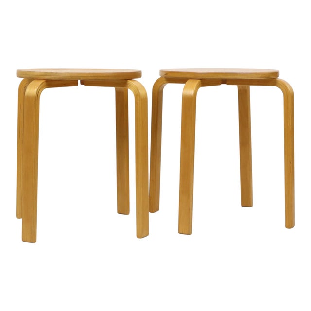 Vintage Frosta Stools in Beech Wood from Ikea, 1990s, Set of 2 For Sale - Image 16 of 18