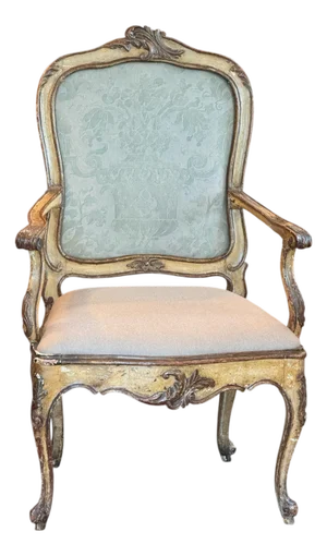 18th Century Italian Carved Armchair