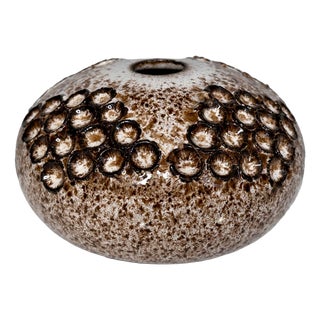 Sculptural Studio Ceramic Art Vase by Kaj Henning Jensen for KH Keramik Stensved, Denmark, 1960s For Sale