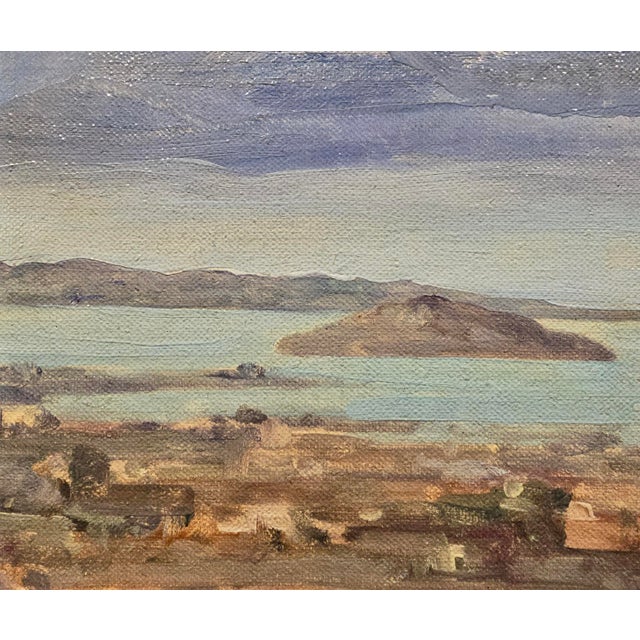 1900 - 1909 Xavier Martínez –Alcatraz Island, San Francisco Bay at Sunset – C. 1901 Oil Painting For Sale - Image 5 of 12