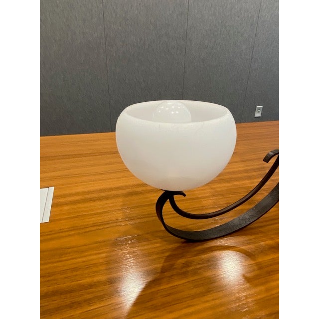 Beautiful Hand-Forged Hubbardton Pendant Fixture For Sale In Atlanta - Image 6 of 12
