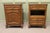 Pair of French Golden Oak Bedside Cabinets This is a pretty pair of cabinets or chevets, they are made in good quality Oak...