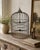 Antique Distressed Iron Dome Birdcage Decor Kindly note photo number two (2) is a digital rendering created for...