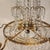 French Empire Chandelier Crystal & Brass Gilt 12-Light For Sale - Image 4 of 6