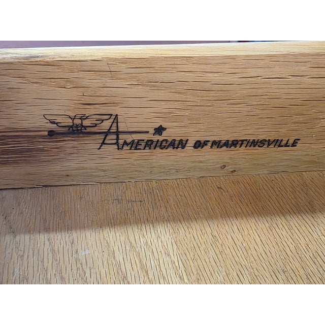 1950s American of Martinsville 'Accord' Drop Leaf Desk For Sale - Image 12 of 12