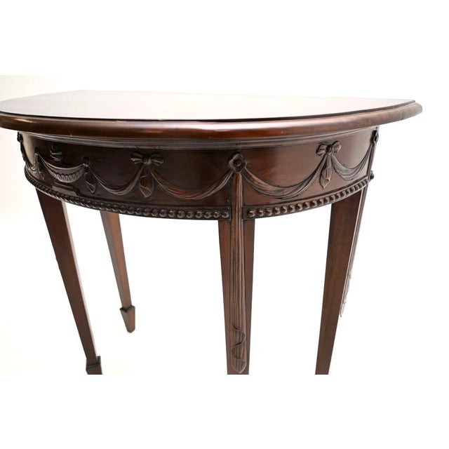 Vintage Adam Console Table, 1950 For Sale - Image 6 of 7