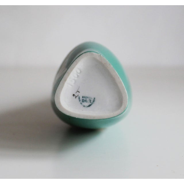 Ceramic Green Ceramic Vase by Jaroslav Jezek for Royal Dux, 1960s For Sale - Image 7 of 8