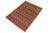 Abstract Eclectic Balochi Brown/Rust Wool Rug - 3'3''x4'11'' For Sale - Image 3 of 11