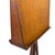 Antique 1900s Arts and Crafts Quartersawn Oak Double-Sided Duet Music Stand W/ Lyre Shaped Pedestal For Sale - Image 14 of 18