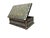 Handmade Wooden Jewelry Box Wood Trinket Storage Wood Box Mother of Pearl Inlay For Sale - Image 4 of 11