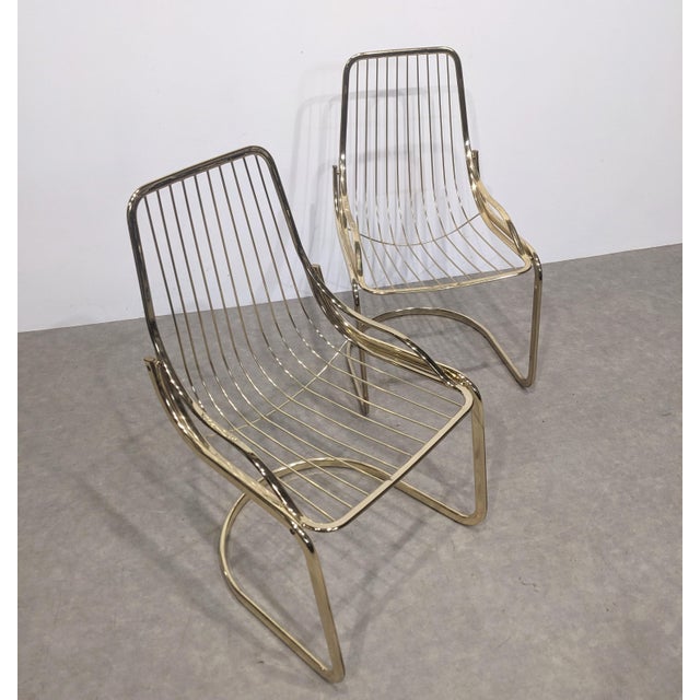1970s Vintage Chairs attributed to Gastone Rinaldi, 1970s, Set of 2 For Sale - Image 5 of 8