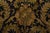 Agra Rug 8’11” X 12’1” Black Wool Traditional Hand-Knottd Oriental Carpet For Sale - Image 9 of 14