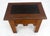 Heavy Solid Mahogany Custom Wood Milling Arts & Crafts 1970s Side End Table MINT For Sale - Image 9 of 16