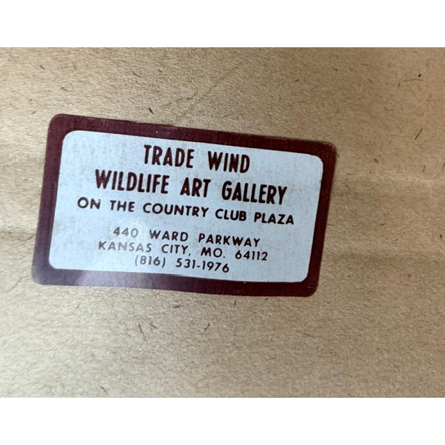 Mario Fernandez Signed "As Free as the Wind" Art Print - Medallion Edition 31/500 With Original Sketch Remarque & Cast Bronze For Sale In Kansas City - Image 6 of 6