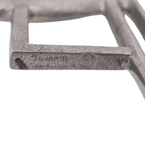 Metal Candelabras from Werkstätte Hagenauer Wien, 1927, Set of 2 For Sale - Image 7 of 8