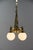 Art Deco Brass Chandelier, 1920s For Sale - Image 9 of 15