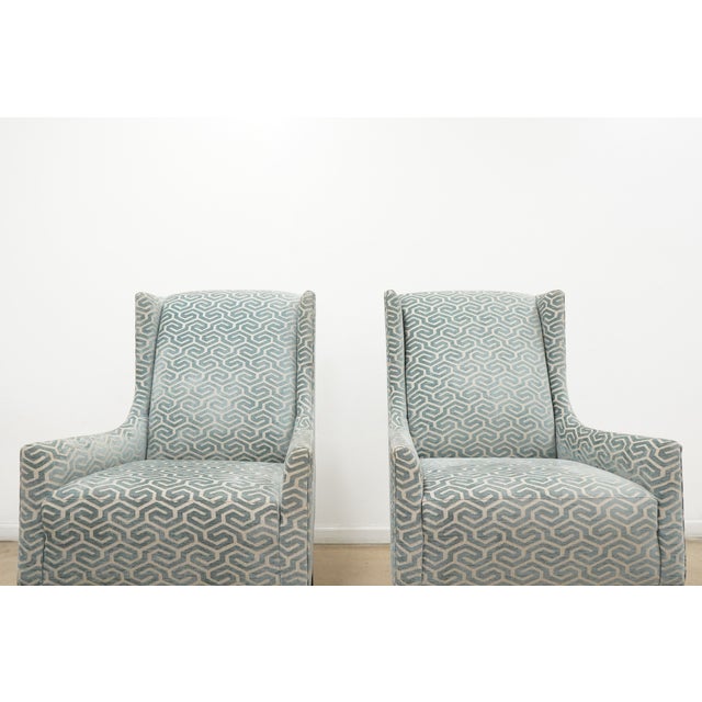 Ethan Allen Larkin Host Chairs (Set of 2 For Sale - Image 12 of 17