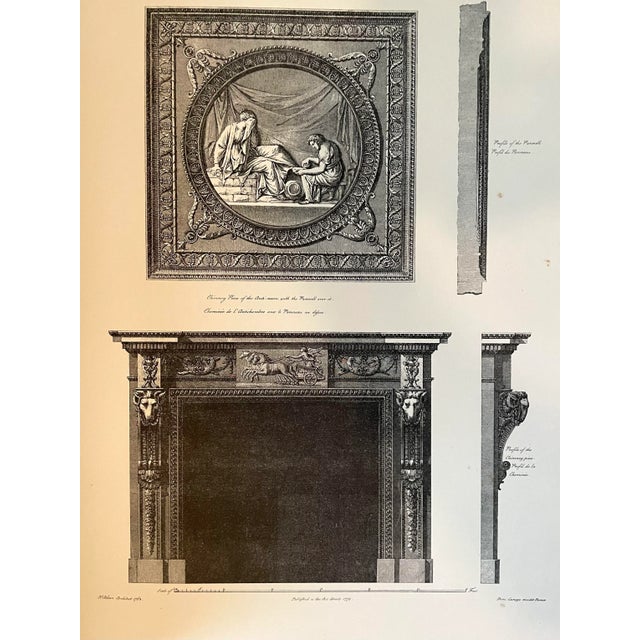 Ivory The Decorative Work of Robert & James Adam Illustrating Decoration and Furniture From Their Works in Architecture Published 1778 to 1812. For Sale - Image 8 of 13
