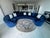Textile Century Furniture Blue Sectional Sofa For Sale - Image 7 of 8