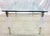 Chrome 1960s Mid-Century Modern Chrome With Limerick Crystal Legs Glass Top Coffee Table For Sale - Image 8 of 12