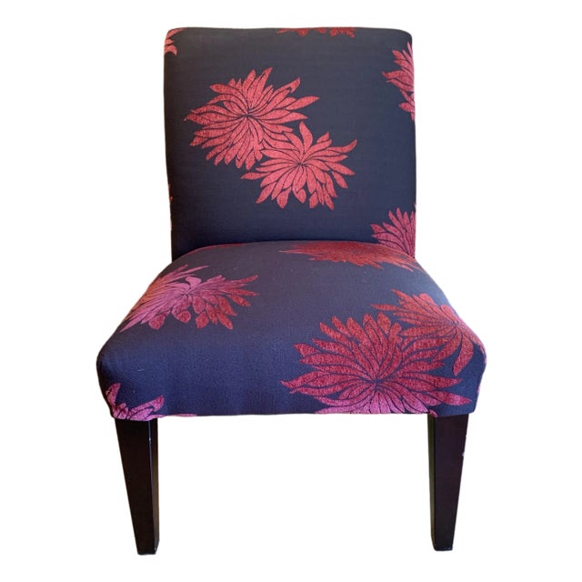 1990s Contemporary Upholstered Side Chair For Sale