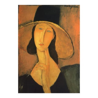 Modigliani Giclee Woman With Hat Limited Edition For Sale