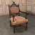 19th Century French Gothic Walnut Armchair with Embroidery features timeless design with visual appeal that includes...