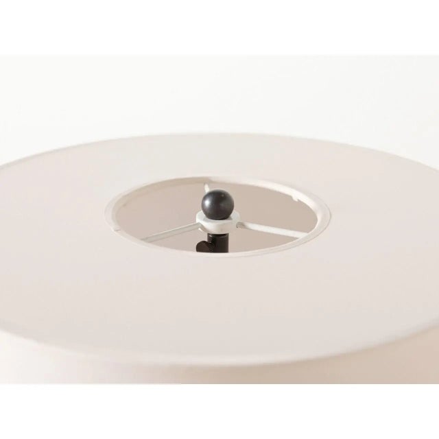 Mid-Century Modern Geometric Alabaster Lamp With Paper Shade For Sale - Image 3 of 4
