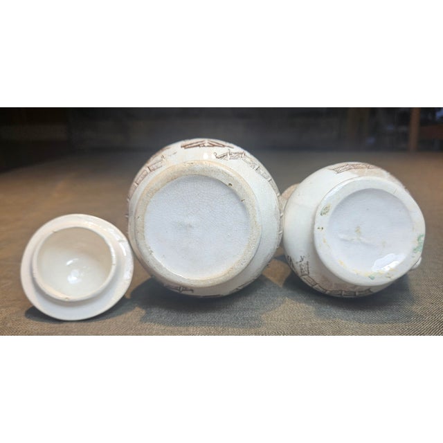 Alabaster Mid 18th Century English "Willow Tree" Sugar and Creamer For Sale - Image 8 of 14